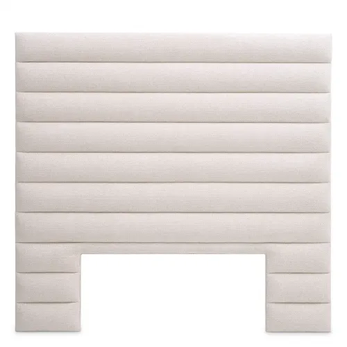 Luxury Off-White & Pink Headboard