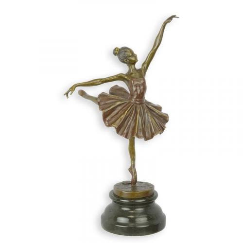 Luxury Bronze Ballerina Sculpture - 32 CM by Luxury Group International