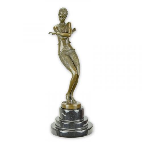 Luxury Bronze Coy Dancer Sculpture