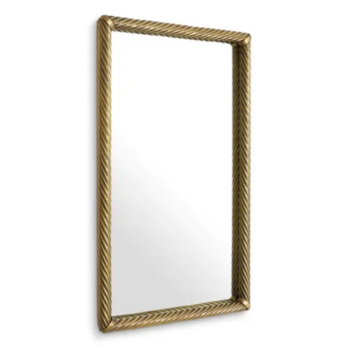 Luxury Vintage Brass Finish Mirror