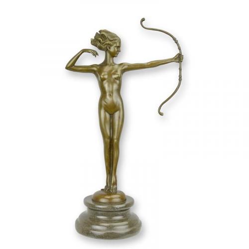 Luxury Bronze Revue Dancer Sculpture – 38 CM