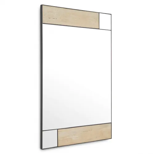 Luxury Rectangular Bronze Finish Mirror by Luxury Group International