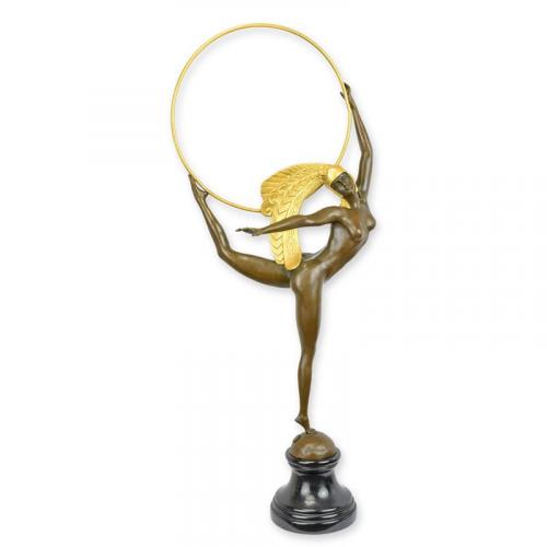 Luxury Bronze Hoop Dancer Sculpture – 70 CM