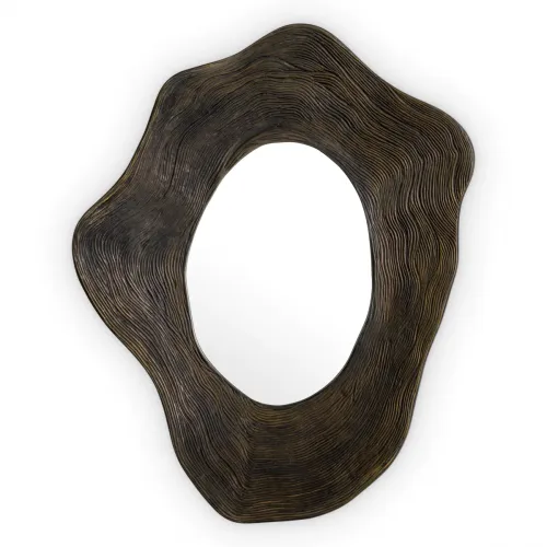 Luxury Bronze Finish Circular Mirror by Luxury Group International