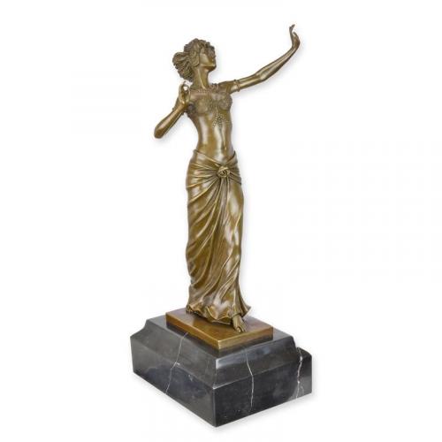 Luxury Bronze Salome Dancing Sculpture – 36 CM