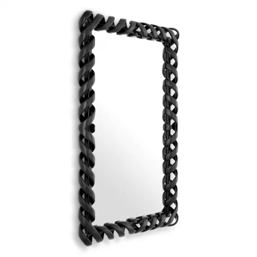 Luxury Antique Finish Rectangular Mirror by Luxury Group International