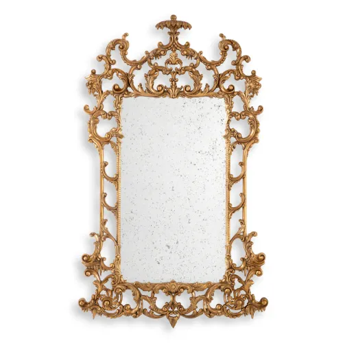 Luxury Antique Gold Finish Decorative Mirror by Luxury Group International