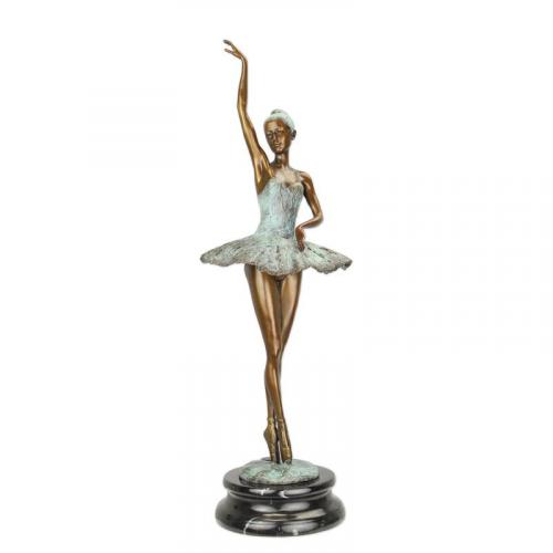 Luxury Bronze Ballerina Sculpture – 44.6 CM by Luxury Group International