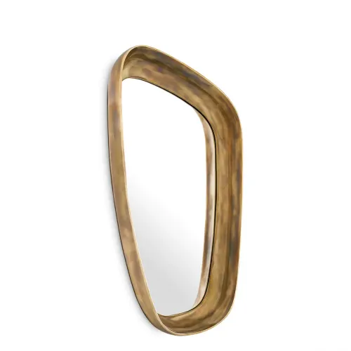 Luxury Bronze & Vintage Brass Finish Oval Mirror by Luxury Group International