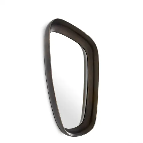Luxury Bronze & Vintage Brass Finish Oval Mirror by Luxury Group International