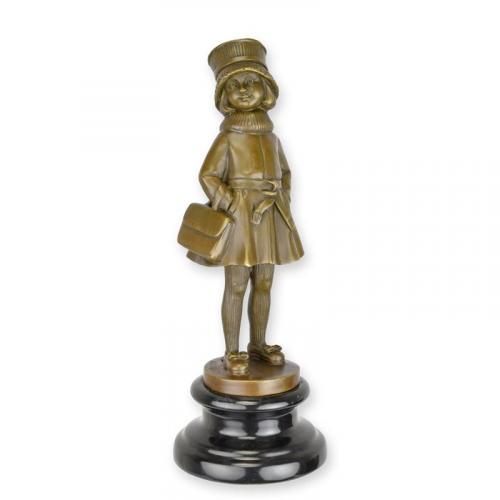 Luxury Bronze Young Girl Sculpture by Luxury Group International