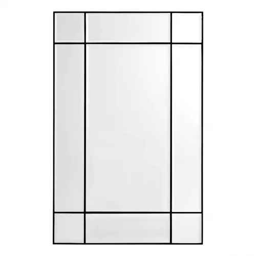 Luxury Bronze Finish Rectangular Window-Shaped Wall Mirror by Luxury Group International