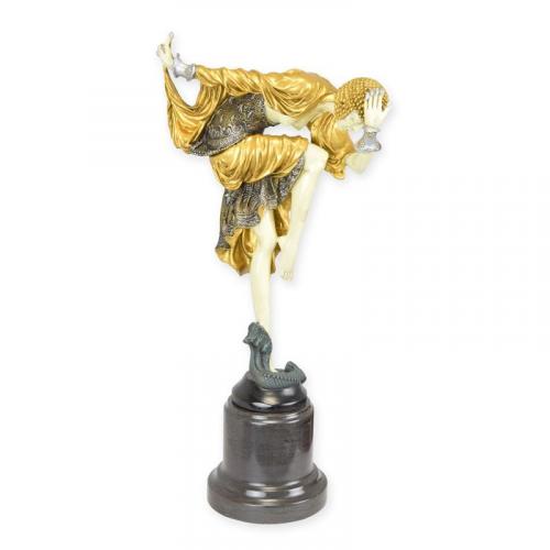 Luxury Bronze Ankara Dancer Sculpture by Luxury Group International