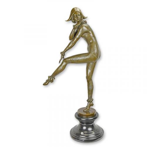 Luxury Bronze Harlequinade Sculpture by Luxury Group International