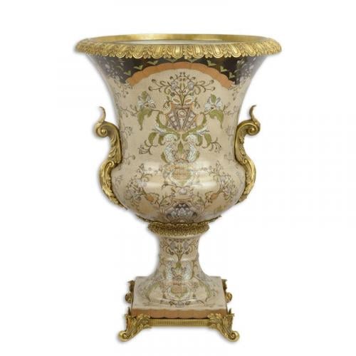 Luxury Porcelain Baroque Urn