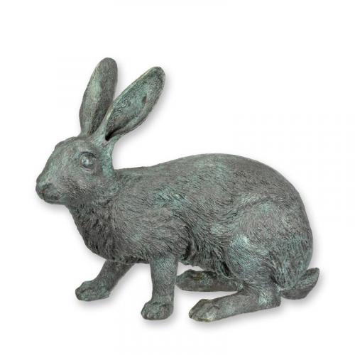 Luxury Bronze Alert Rabbit Sculpture by Luxury Group International