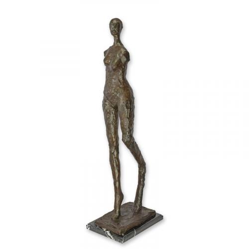 Luxury Bronze Walking Female Form Sculpture – Modern Figurative Art by Luxury Group International