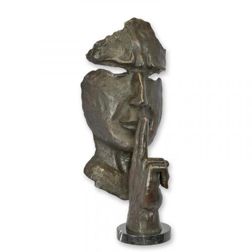 Luxury Bronze Speak No Evil Sculpture by Luxury Group International