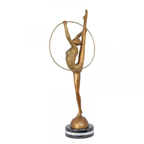 Luxury Bronze Hoop Dancer Sculpture by Luxury Group International