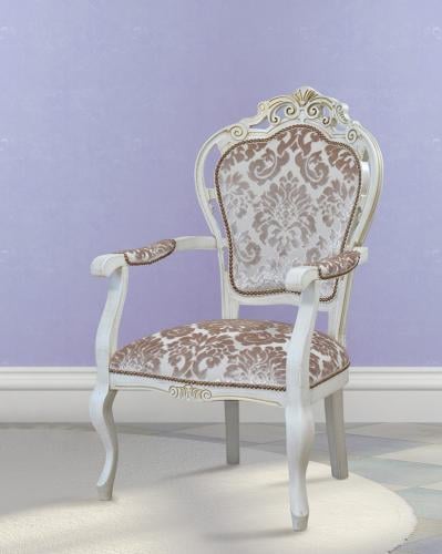 Luxury Upholstered Medallion Armchair