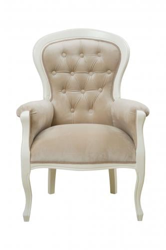 Luxury Upholstered Wingback Armchair
