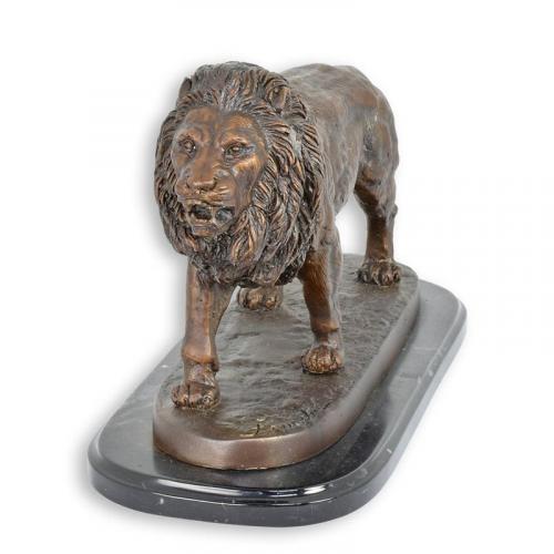 Luxury Bronze Majestic Lion Sculpture by Luxury Group International