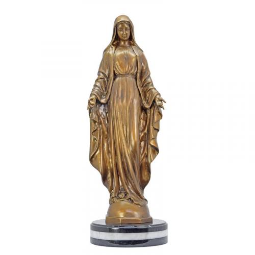 Luxury Bronze Blessed Mary Sculpture by Luxury Group International