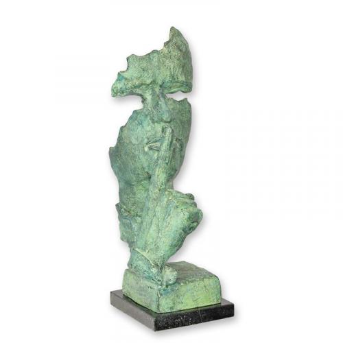Luxury Bronze Abstract Silence Sculpture by Luxury Group International