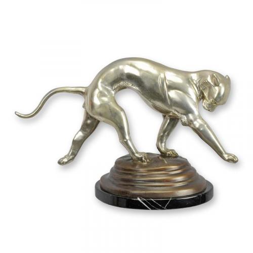 Luxury Bronze Walking Jaguar Sculpture by Luxury Group International