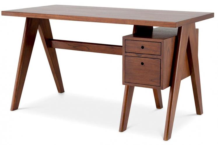 Luxury Solid Wood Desk with Drawer
