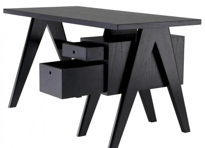 Luxus Schreibtisch aus Massivholz mit Schublade von Luxury Group International