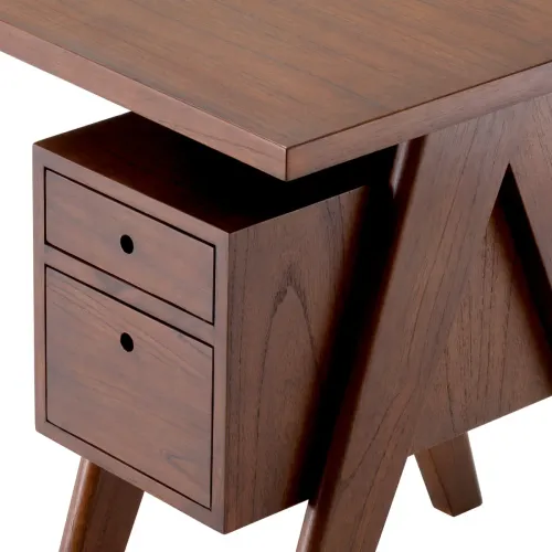 Luxus Schreibtisch aus Massivholz mit Schublade von Luxury Group International