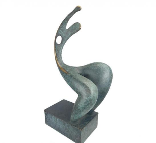 Luxury Bronze Classical Figurative Modernist Female Sculpture – Artistic by Luxury Group International