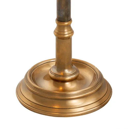 Lampadaire de luxe vintage à finition en laiton avec câblage français par Luxury Group International