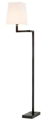 Luxury Black Bronze Finish Floor Lamp with Adjustable Swing Arm