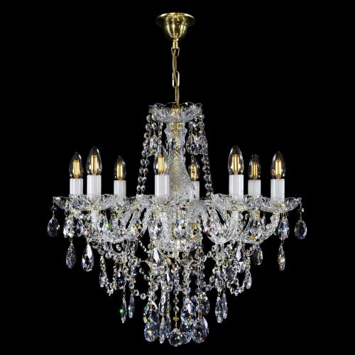 Luxury Classic Crystal Chandelier with Candle-Style Arms – 8 Lights