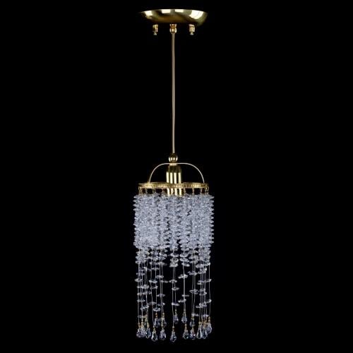 Luxury Crystal Chandelier with Cascading Faceted Drops