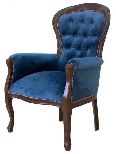 Luxury Upholstered Wingback Armchair
