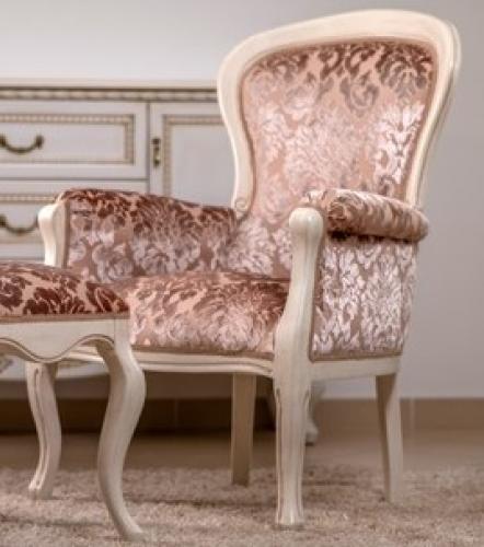 Luxury Upholstered Wingback Armchair