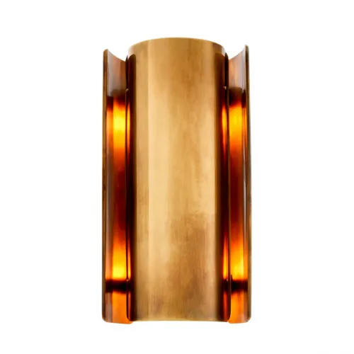 Luxury Vintage Brass Vertical Up-Down Wall Lamp by Luxury Group International