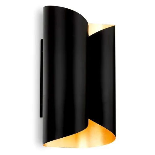 Luxury Black and Gold Folded Design Wall Lamp