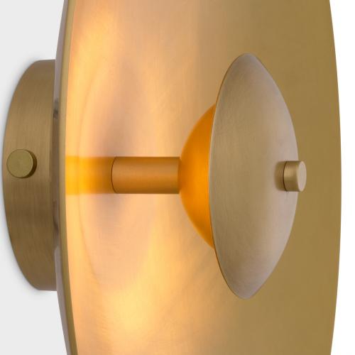 Lujoso Aplique Disco LED Latón Antiguo por Luxury Group International