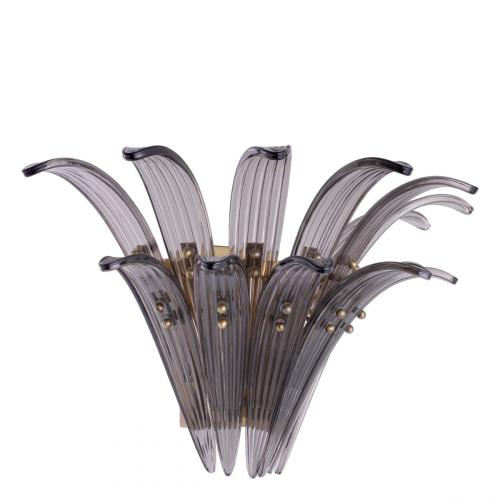 Lampe murale de luxe Tropical Treetop Design en verre fumé par Luxury Group International