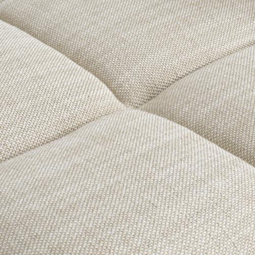 Canapé de luxe modulaire droit beige avec base noire par Luxury Group International