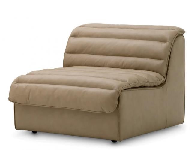 Luxuriöses Barley-Leder-Modulsofa für elegante Innenräume