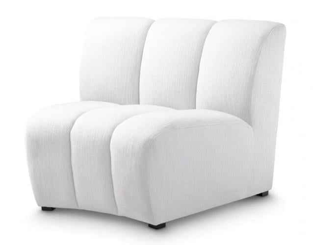 Luxuriöses modulares Samtsofa mit skulpturalem, zeitgenössischem Design