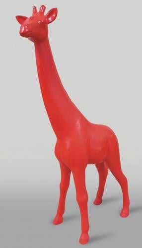 Luxury Handmade Resin Giraffe Sculpture – 100 CM Multi-Color Edition