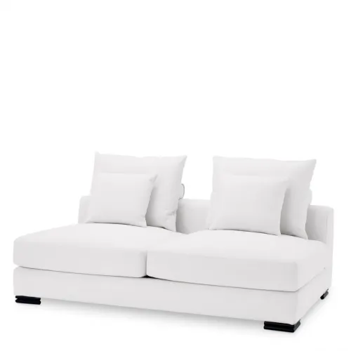Luxury Modular 2-Seater Sofa with Architectural Feet