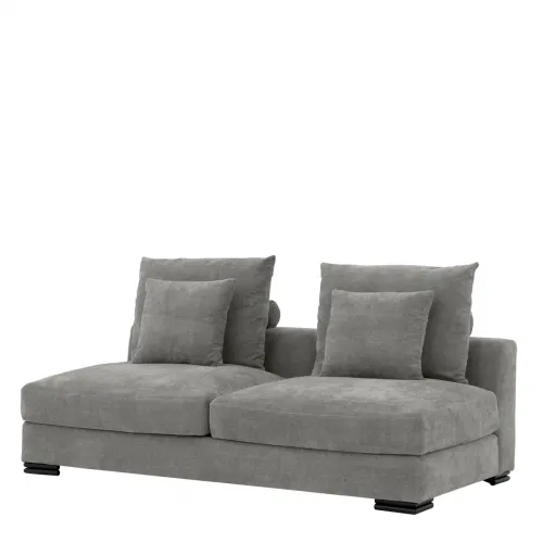 Luxury Modular 2-Seater Sofa with Architectural Feet