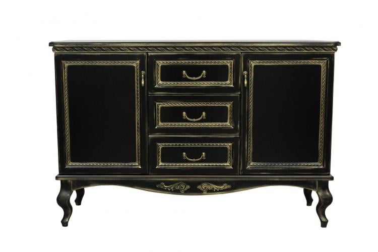 Luxuriöse klassische Kommode mit ornamentalen Verzierungen – 3 Schubladen von Luxury Group International